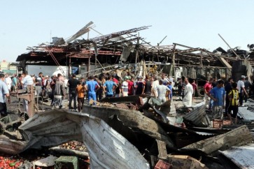 آثار التفجيرات الإرهابية في مدينة الصدر في بغداد - أرلاشيف