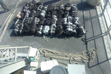 الجيش اللبناني يضبط على 46 حقيبة من المواد المخدرة مقابل مرفأ صيدا