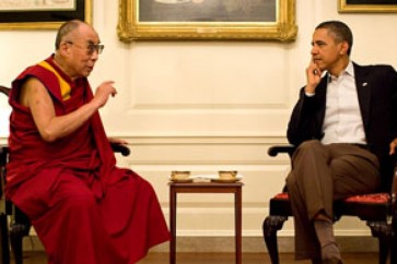 اوباما يستقبل الدالاي لاما في البيت الابيض
