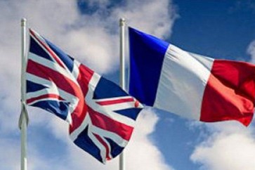 علم بريطانيا وفرنسا