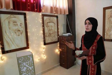 فنانة من غزة تستخدم الحناء لرسم المواقع الدينية والتاريخية الفلسطينية