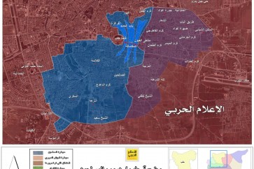 وضعية هروب المسلحين من القسم الشمالي شرق حلب