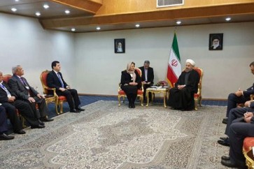 الرئيس روحاني ورئيسة مجلس الشعب السوري