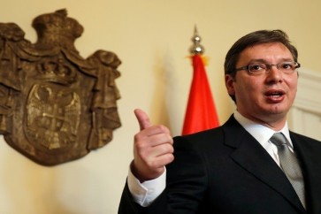 رئيس الوزراء الصربي ألكسندر فوتشيتش