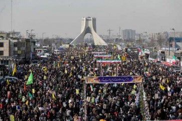مسيرات ذكرى انتصار الثورة الاسلامية الايرانية