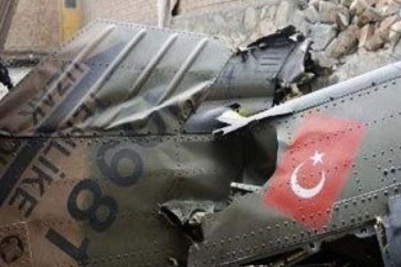 تحطم مقاتلة اف 16 تركية