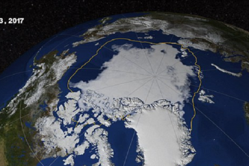 الجليد البحري يبلغ أدنى مستوياته في القطب الشمالي!
