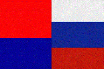علم روسيا والفيلبين