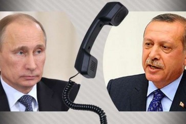 الرئيسيان الروسي فلاديمير بوتين والتركي رجب طيب أردوغان