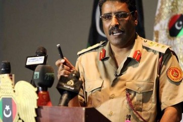 الناطق باسم القيادة العامة للجيش الوطني الليبي أحمد المسماري