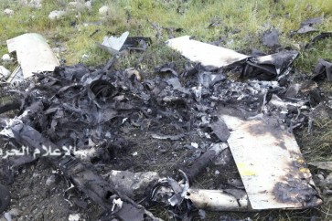سقوط طائرة تجسس اسرائيلية في جنوب لبنان