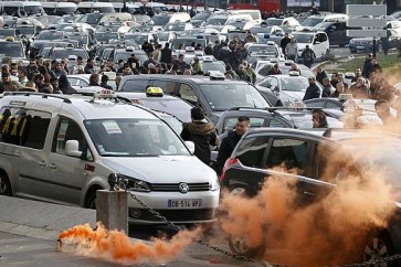 اضراب لسائقي الاجرة في بروكسل