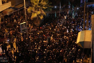 آلاف المواطنين في غزة يشاركون في مسيرة حاشدة خرجت من وسط خانيونس