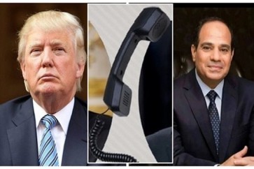 اتصال هاتفي بين ترامب والسيسي