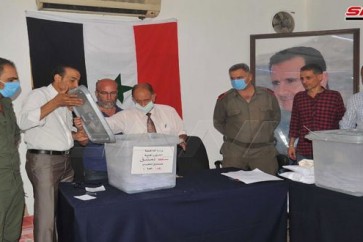 فرز الاصوات في انتخابات مجلس الشعب السوري