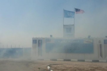 اندلاع حريق في معركة