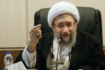 رئيس مجمع تشخيص مصلحة النظام في ايران آية الله صادق آملي لاريجاني