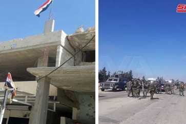 الجيش إلى منطقة درعا البلد ورفع العلم الوطني فيها وتمشيطها إيذاناً بإعلانها خالية من الإرهاب