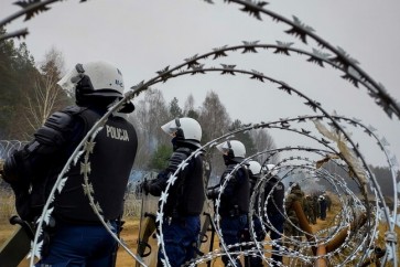 الشرطة على حدود بيلاروسيا