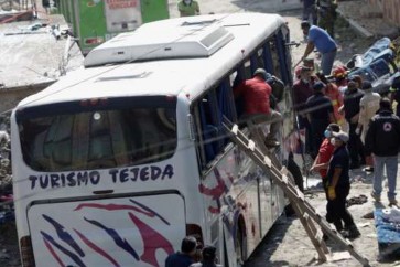 مقتل 19 شخصا على الأقل جراء حادث تحطم حافلة وسط المكسيك