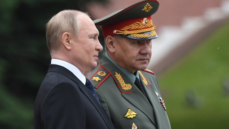 بوتين يتلقى تقارير يومية من شويغو عن العملية الخاصة في أوكرانيا