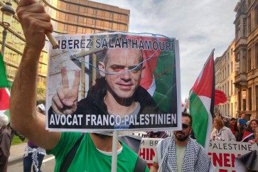 مسيرة دعم لفلسطين في بروكسل (1)