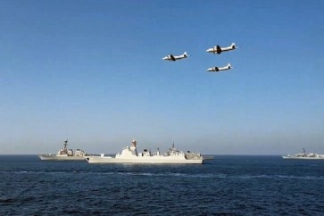 مناورات بحرية مشتركة روسية صينية ايرانية في المحيط الهندي