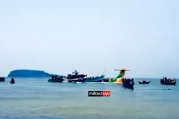 تحطم طائرة ركاب محلية سقطت في بحيرة فيكتوريا في تنزانيا