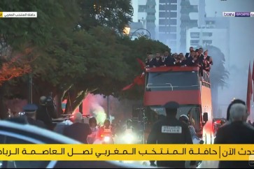 استقبال جماهيري حاشد لمنتخب المغرب بعد إنجاز مونديال قطر 2022