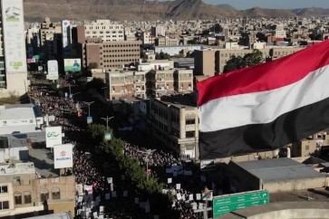 مسيرة الحصار حرب في اليمن - صنعاء
