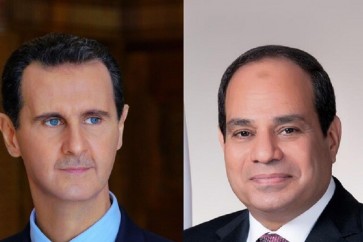 الرئيس الاسد يتلقى اتصالا هاتفايا من ظيره المصري عبد الفتاح السيسي