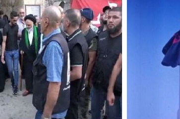 رفع راية الامام الحسين