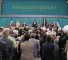 الامام الخامنئي لدى استقباله جمعاَ من مسؤولي النظام وسفراء الدول الإسلامية وضيوف مؤتمر الوحدة