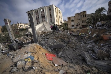 دمار في خانيونس جنوب القطاع بسبب القصف الصهيوني