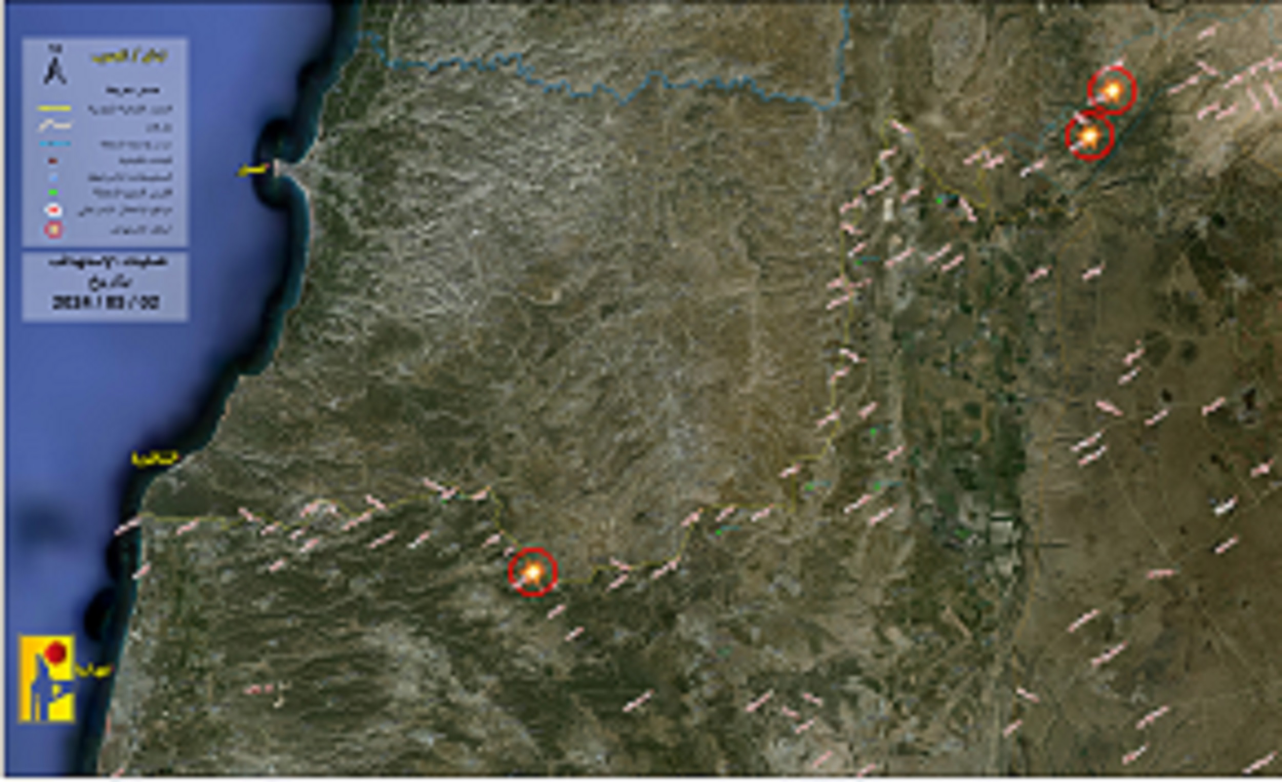 عمليات المقاومة الاسلامية ضد مواقع وانتشار جيش العدو الإسرائيلي عند الحدود اللبنانية الفلسطينية بتاريخ الخميس 02-05-2024