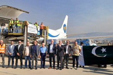 طائرة مساعدات باكستانية إلى لبنان