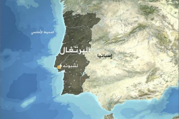 خريطة البرتغال