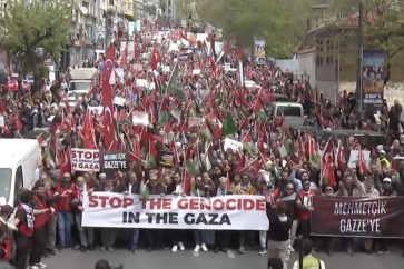 مسيرة حاشدة في إسطنبول للتنديد بالإبادة الجماعية في غزة