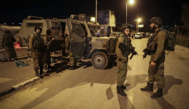 إصابات بين الفلسطينيين خلال اقتحام العدو الاسرائيلي قرية المغير بالضفة المحتلة