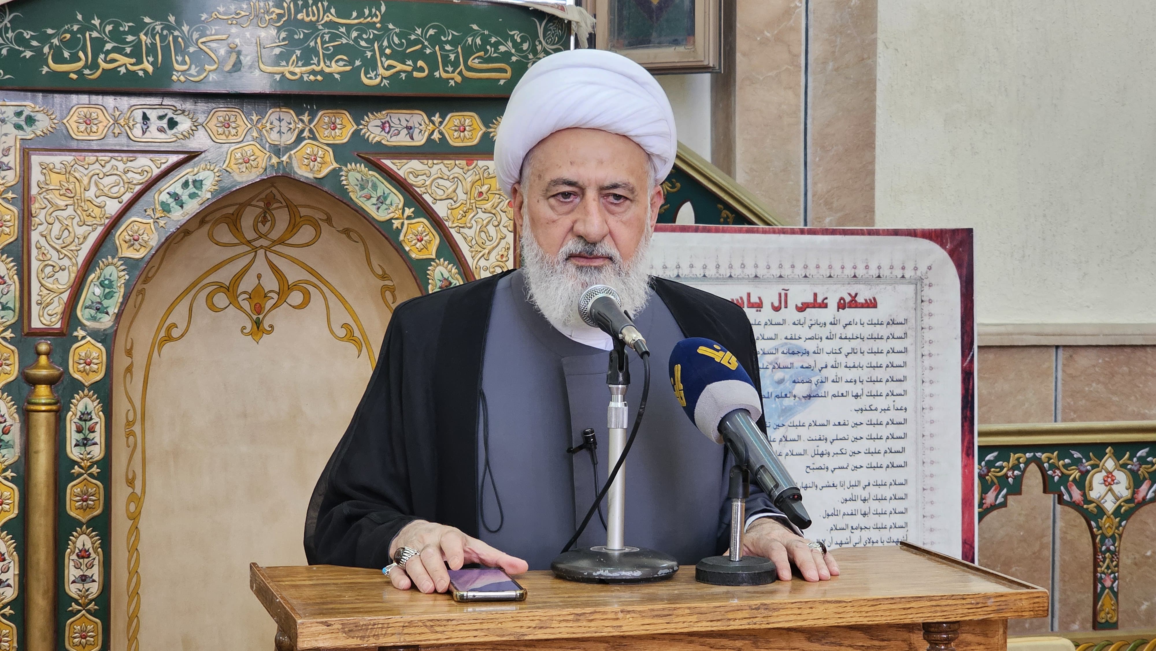 الشيخ علي الخطيب: لا رادع للعدو الصهيوني وندعم مواقف الرئيس جوزف عون التصعيدية