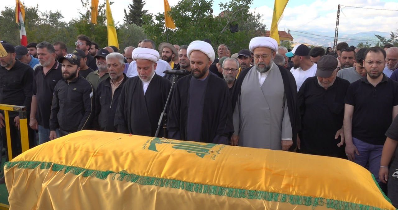 “حزب الله” شيّع الشهيد  أحمد محمد قاطبي في أرنون